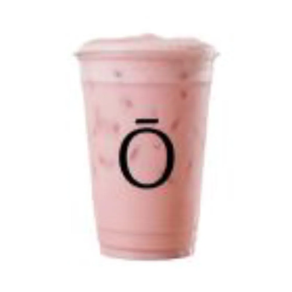 Iced Strawberry Collagen Latte