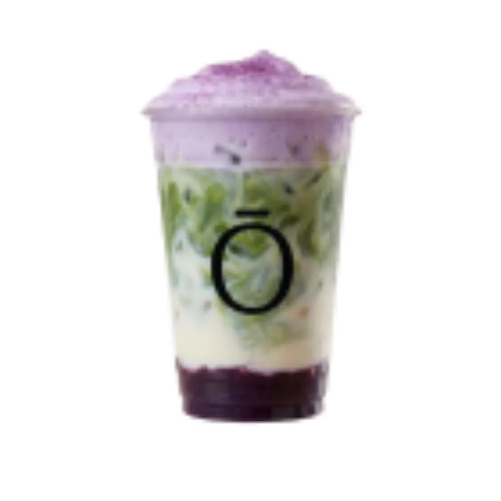 Iced UBE Matcha